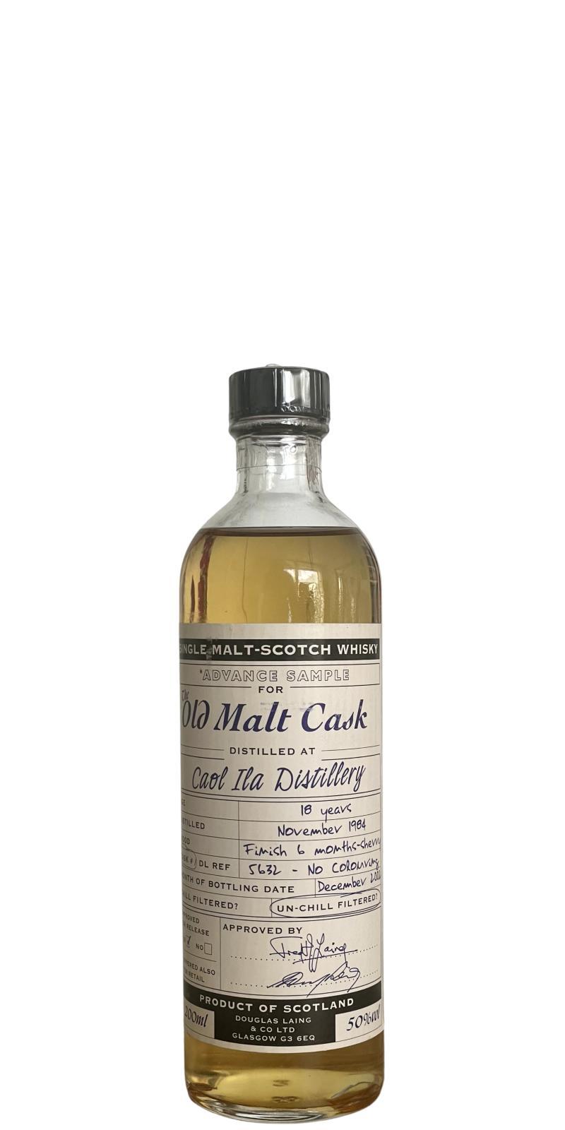 Caol Ila 1984 DL The Old Malt Cask - Advanced Sample