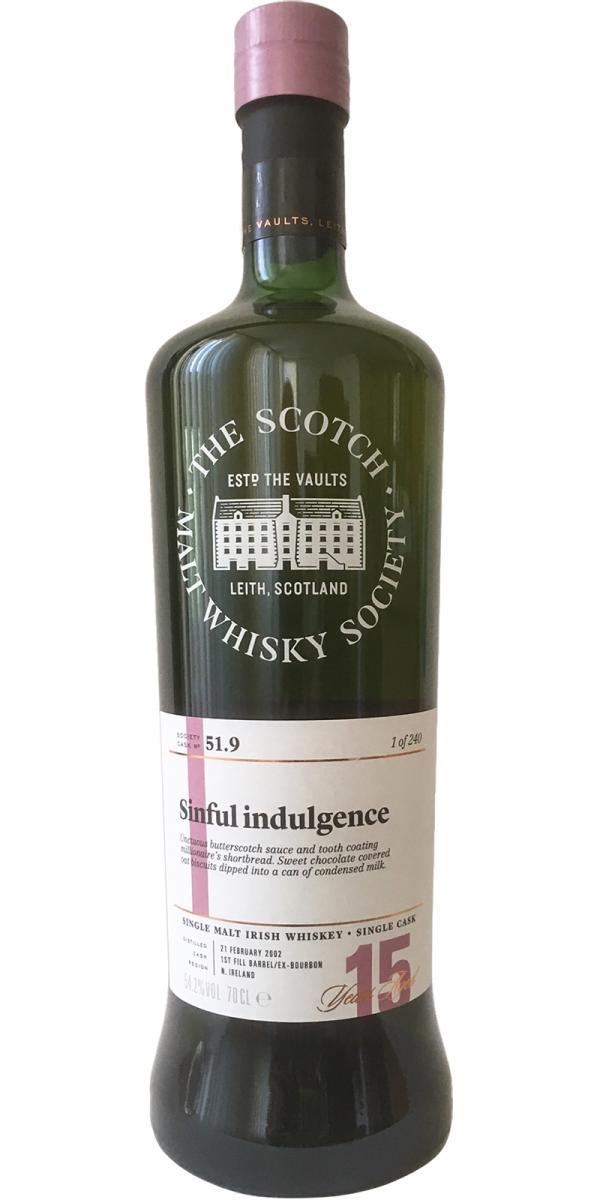 Bushmills 2002 SMWS 51.9  Sinful indulgence