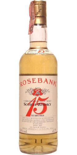 Rosebank 15-year-old  Unblended Single Malt