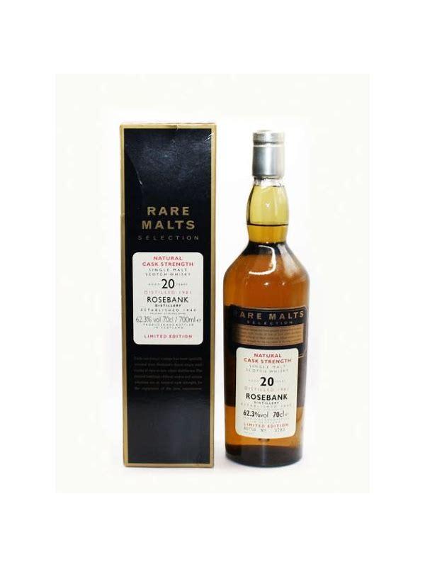 Rosebank 20-year-old  Unblended Single Malt