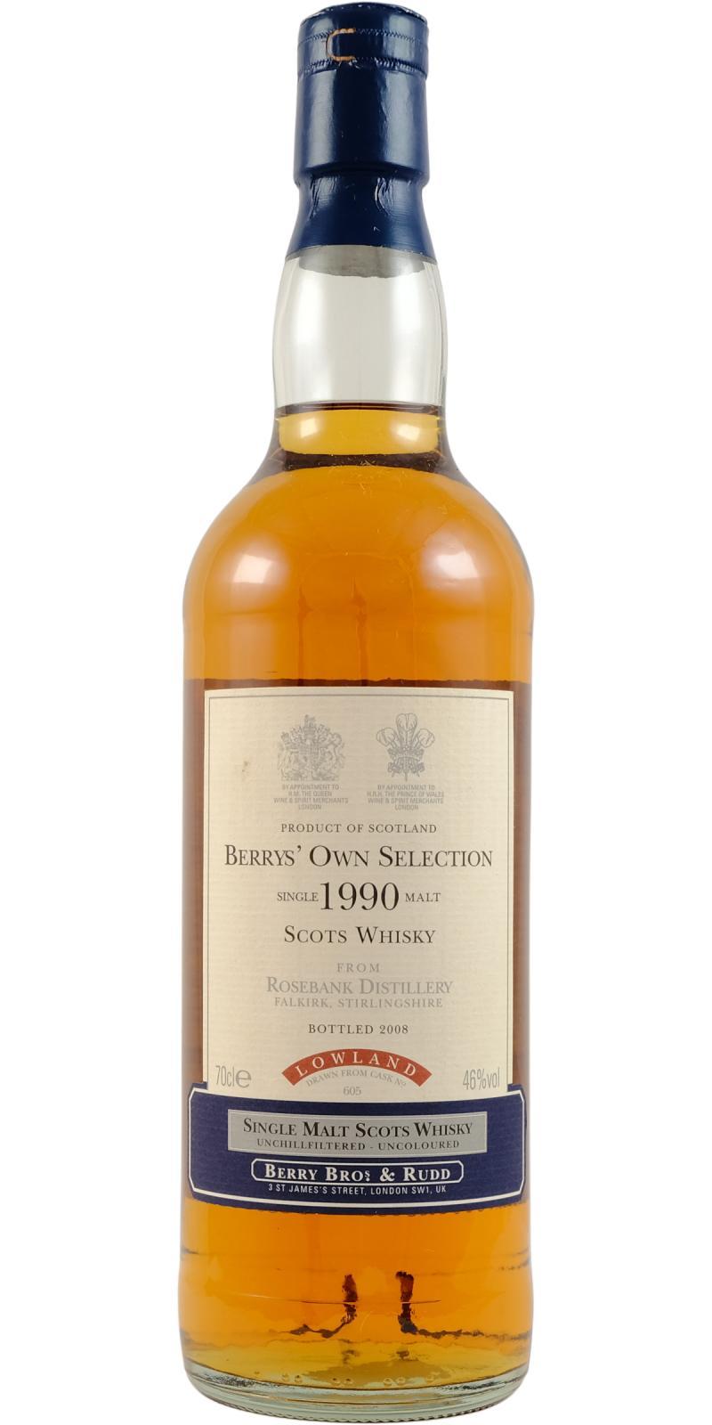 Rosebank 1990 BR  Berrys' Own Selection