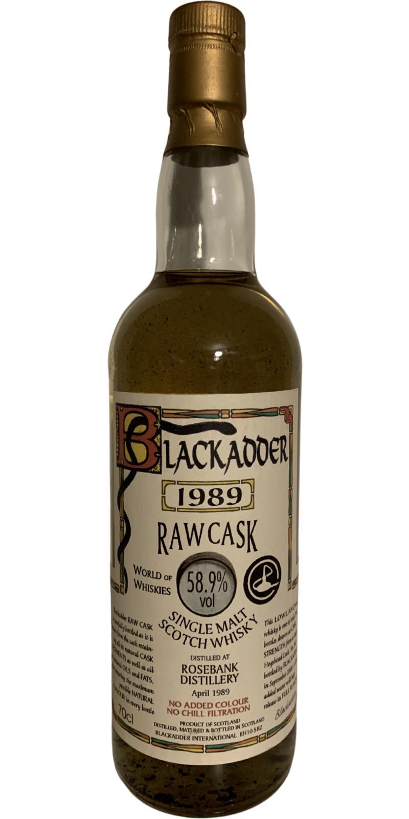 Rosebank 1989 BA  Raw Cask