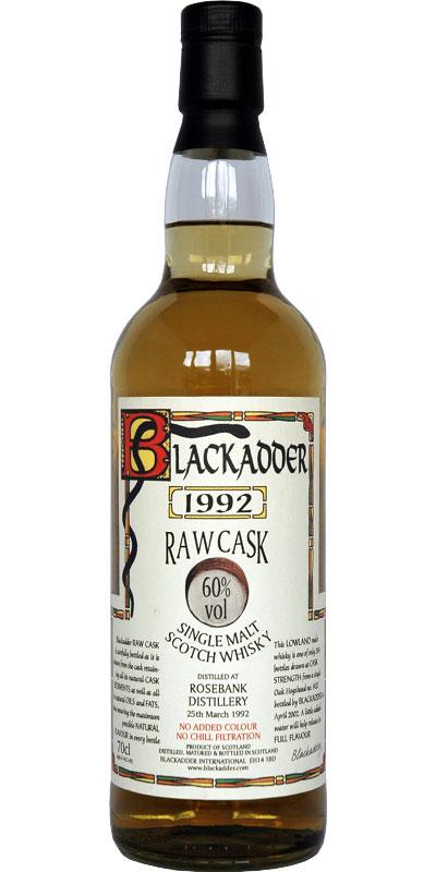 Rosebank 1992 BA  Raw Cask