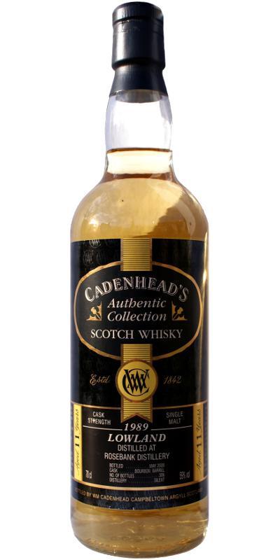 Rosebank 1989 CA  Authentic Collection