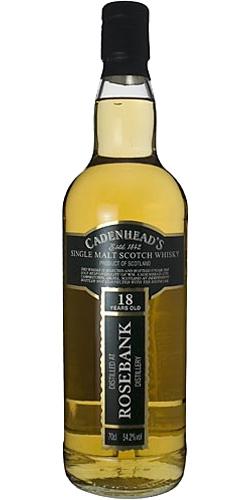 Rosebank 1989 CA  Closed Distilleries