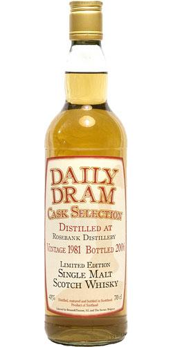 Rosebank 1981 DD  Cask Selection