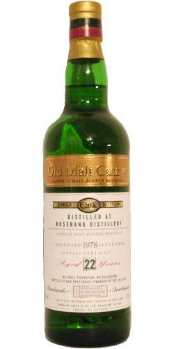 Rosebank 1978 DL  The Old Malt Cask