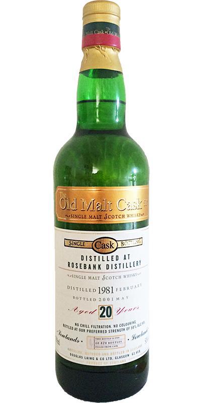 Rosebank 1981 DL  The Old Malt Cask