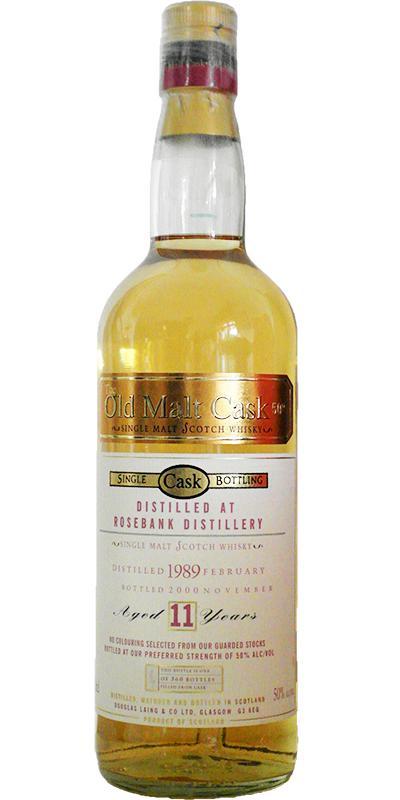 Rosebank 1989 DL  The Old Malt Cask