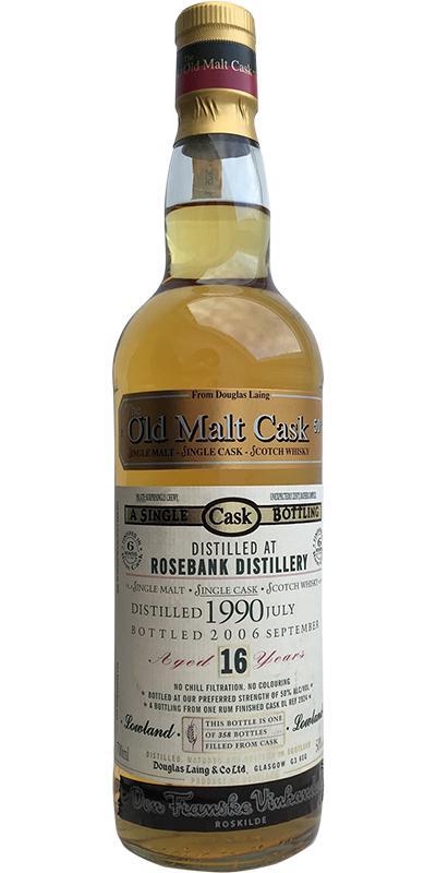 Rosebank 1990 DL  The Old Malt Cask