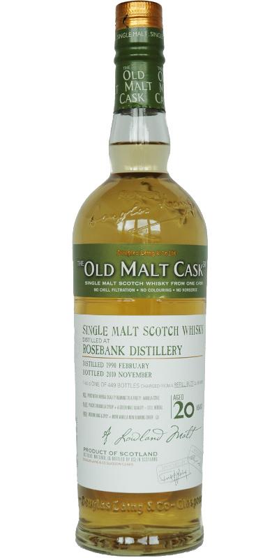 Rosebank 1990 DL  The Old Malt Cask