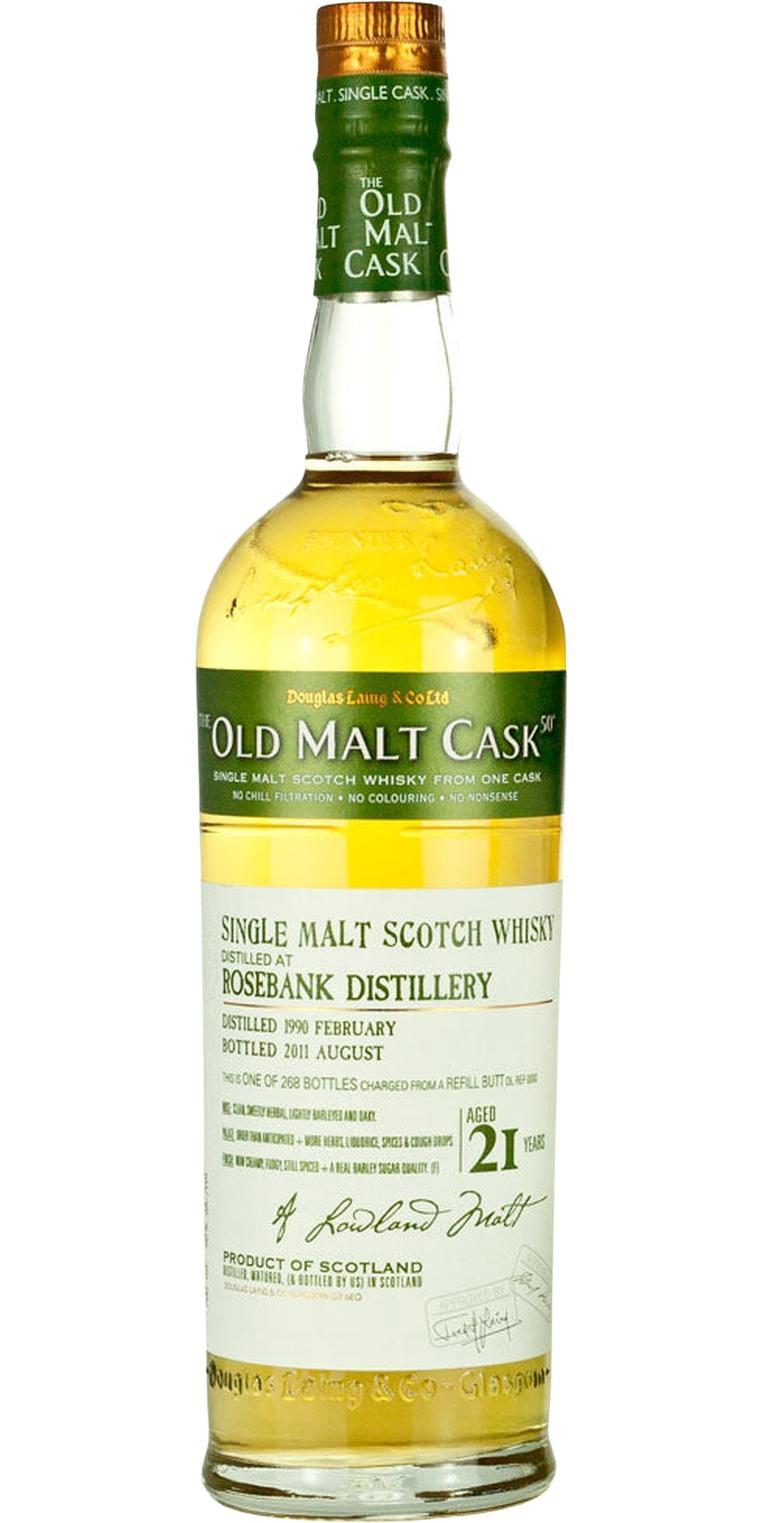 Rosebank 1990 DL  The Old Malt Cask