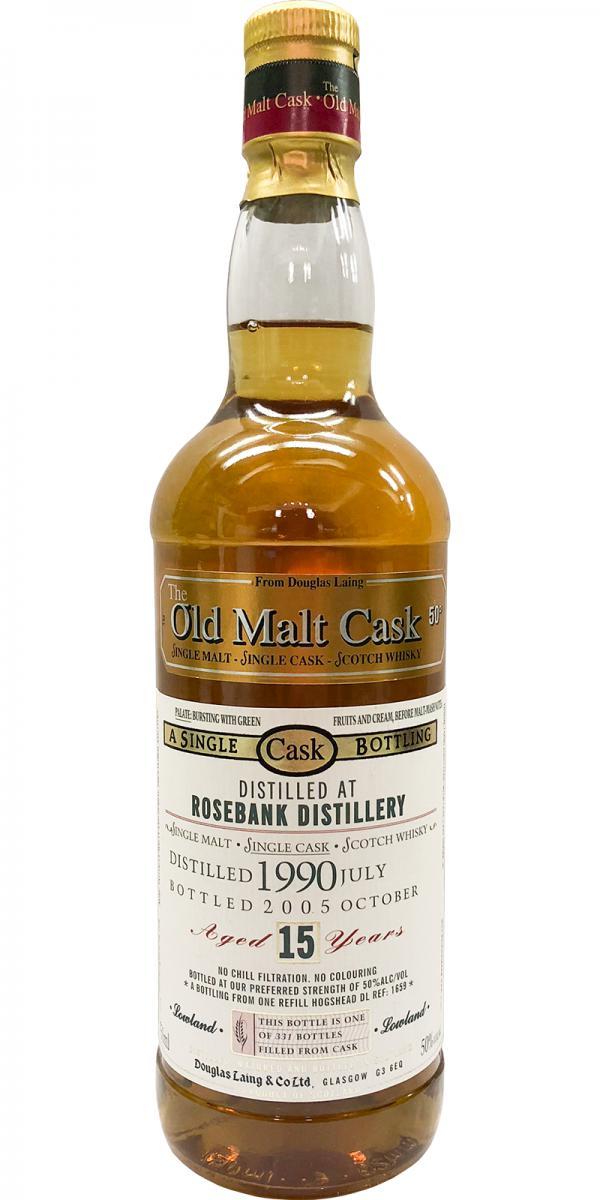 Rosebank 1990 DL  The Old Malt Cask