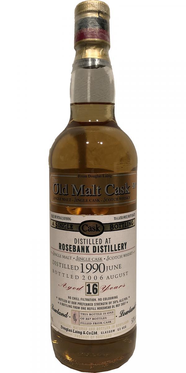 Rosebank 1990 DL  The Old Malt Cask