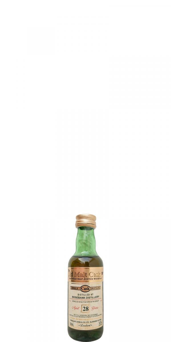 Rosebank 28-year-old DL  The Old Malt Cask - Miniature