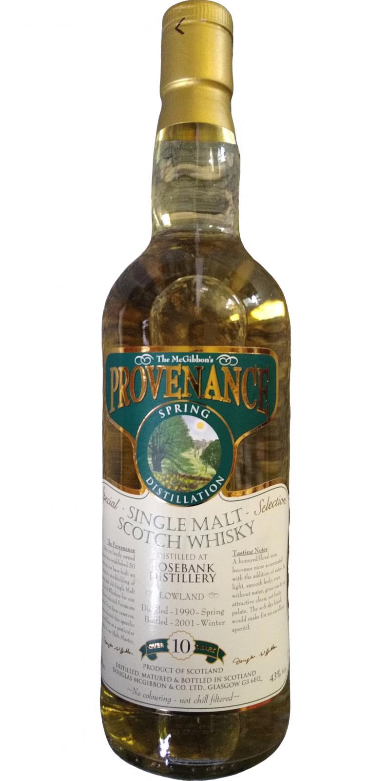 Rosebank 1990 McG  McGibbon's Provenance
