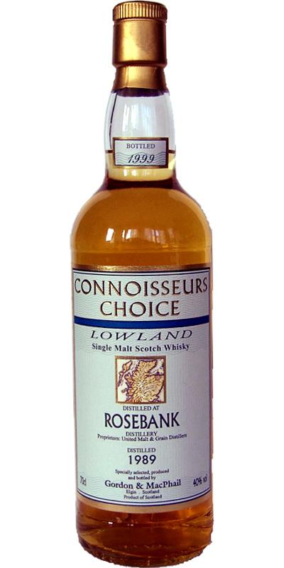 Rosebank 1989 GM  Connoisseurs Choice