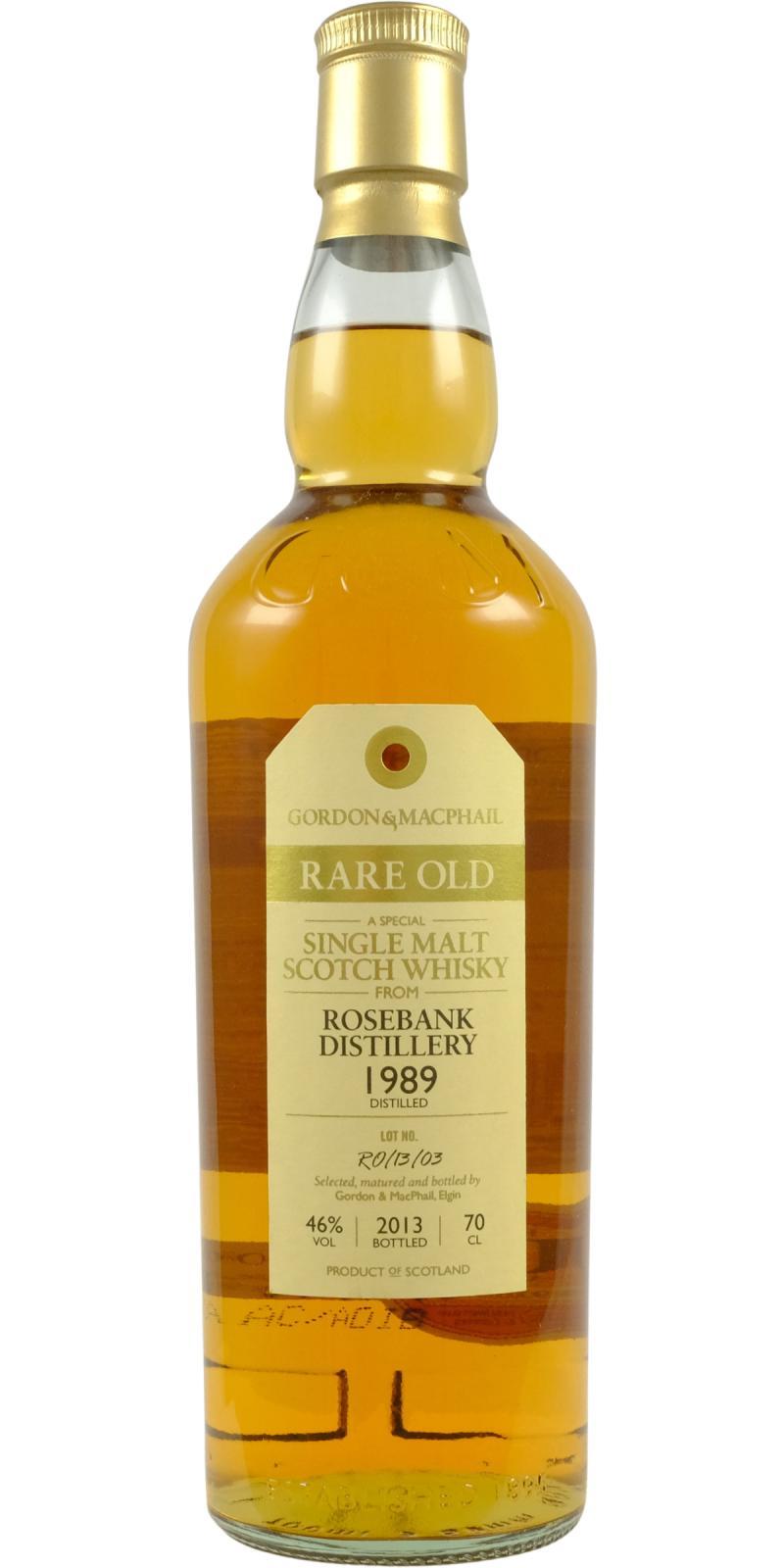 Rosebank 1989 GM  Rare Old