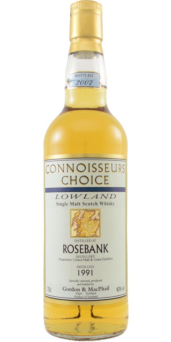 Rosebank 1991 GM  Connoisseurs Choice