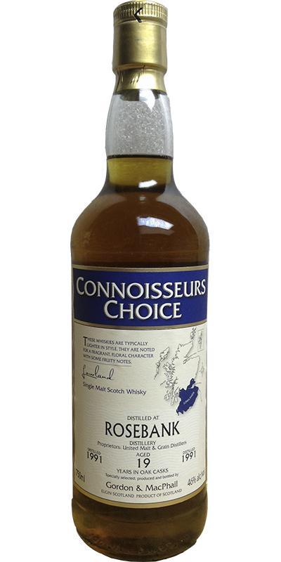 Rosebank 1991 GM  Connoisseurs Choice