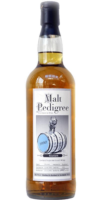 Rosebank 1990 LMDW  Malt Pedigree