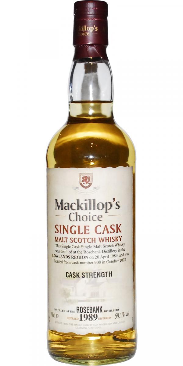 Rosebank 1989 McC  Single Cask - Cask Strength