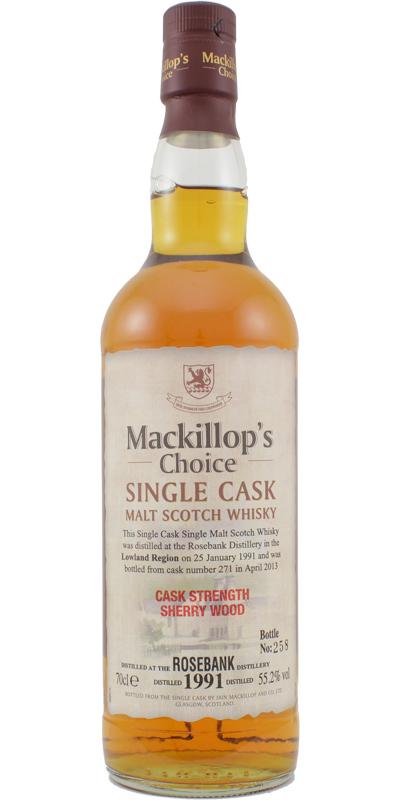 Rosebank 1991 McC  Single Cask - Cask Strength