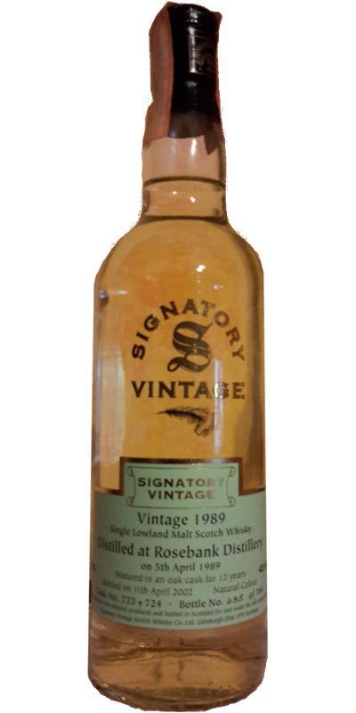 Rosebank 1989 SV  Vintage Collection