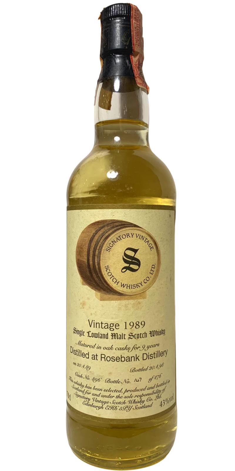 Rosebank 1989 SV  Vintage Collection