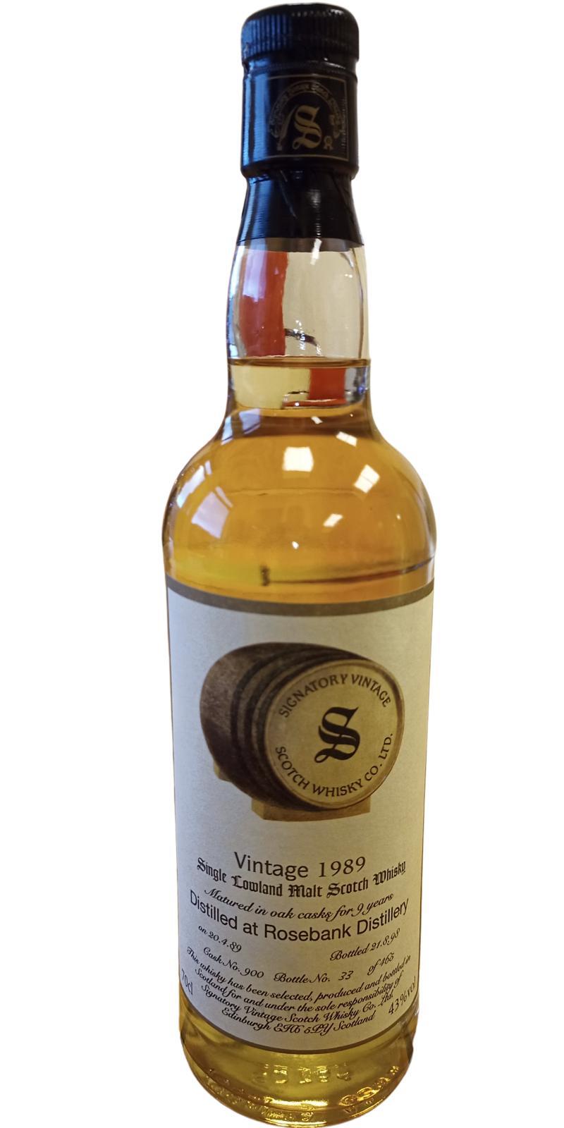 Rosebank 1989 SV  Vintage Collection