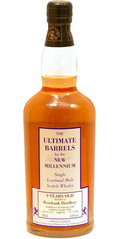 Rosebank 1990 SV  The Ultimate Barrels for the new Millennium
