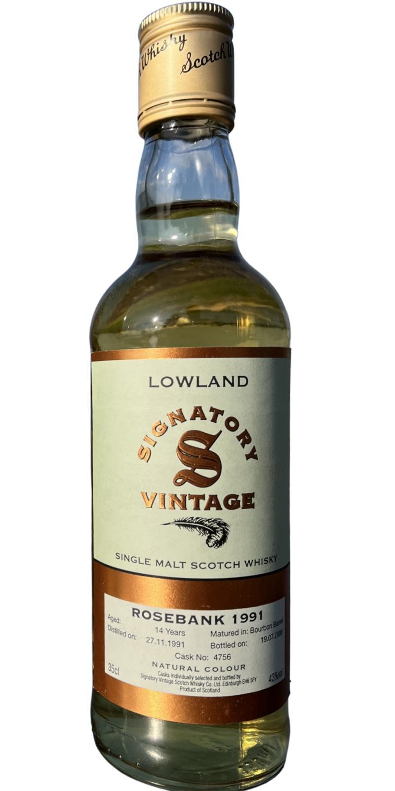 Rosebank 1991 SV  Vintage Collection