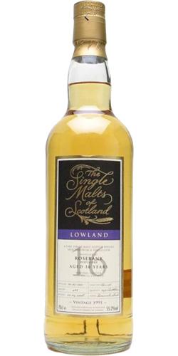Rosebank 1991 SMS  The Single Malts of Scotland