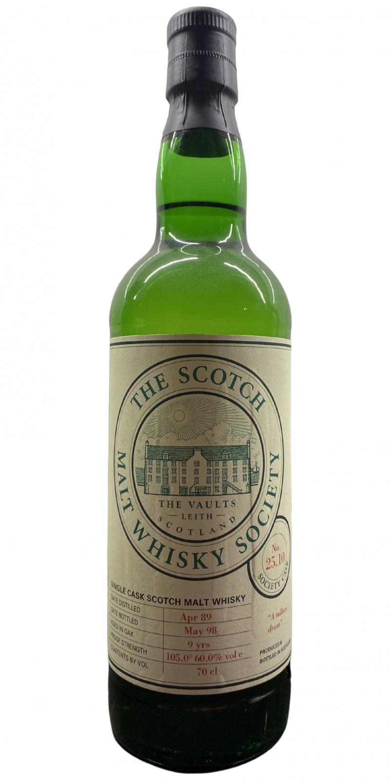 Rosebank 1989 SMWS 25.10  A millers dram