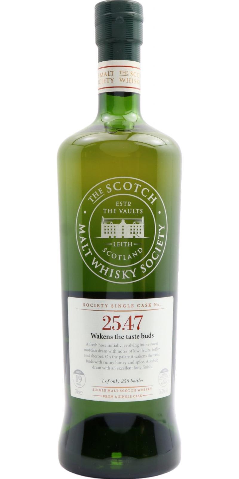 Rosebank 1989 SMWS 25.47  Wakens the taste buds