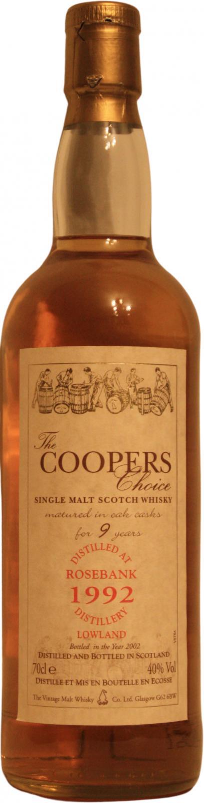 Rosebank 1992 VM  The Cooper's Choice