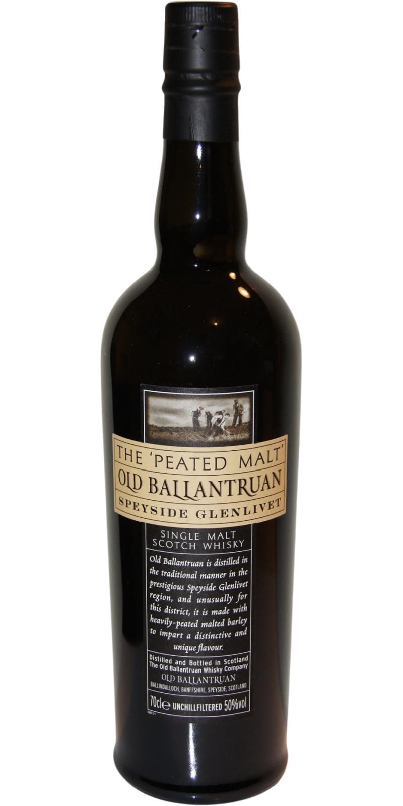 Old Ballantruan The Peated Malt  Speyside Glenlivet