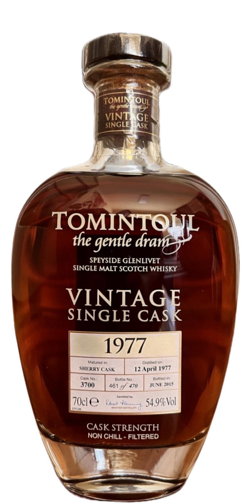 Tomintoul 1977  Vintage Single Cask
