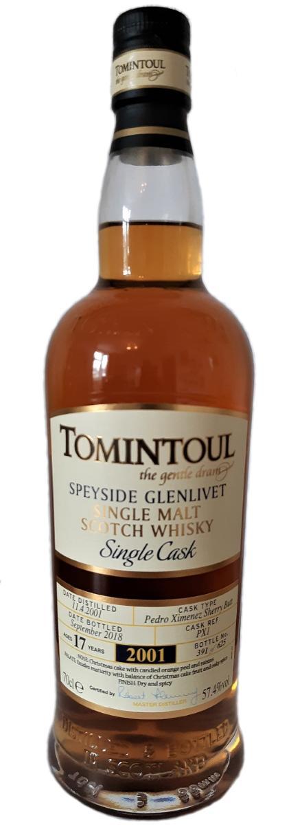 Tomintoul 2001  Single Cask