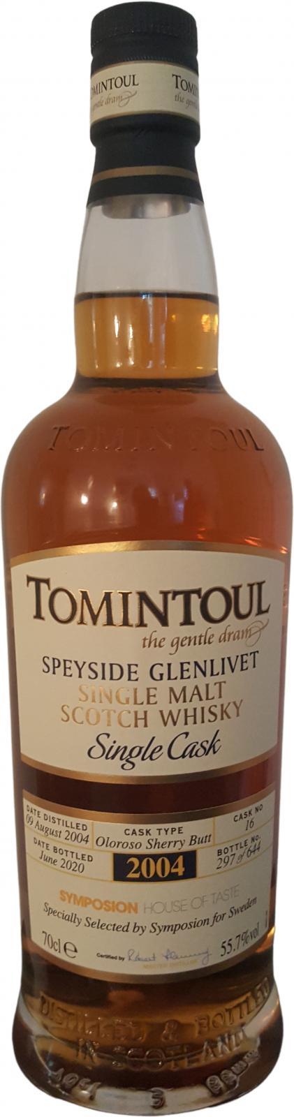 Tomintoul 2004  Single Cask
