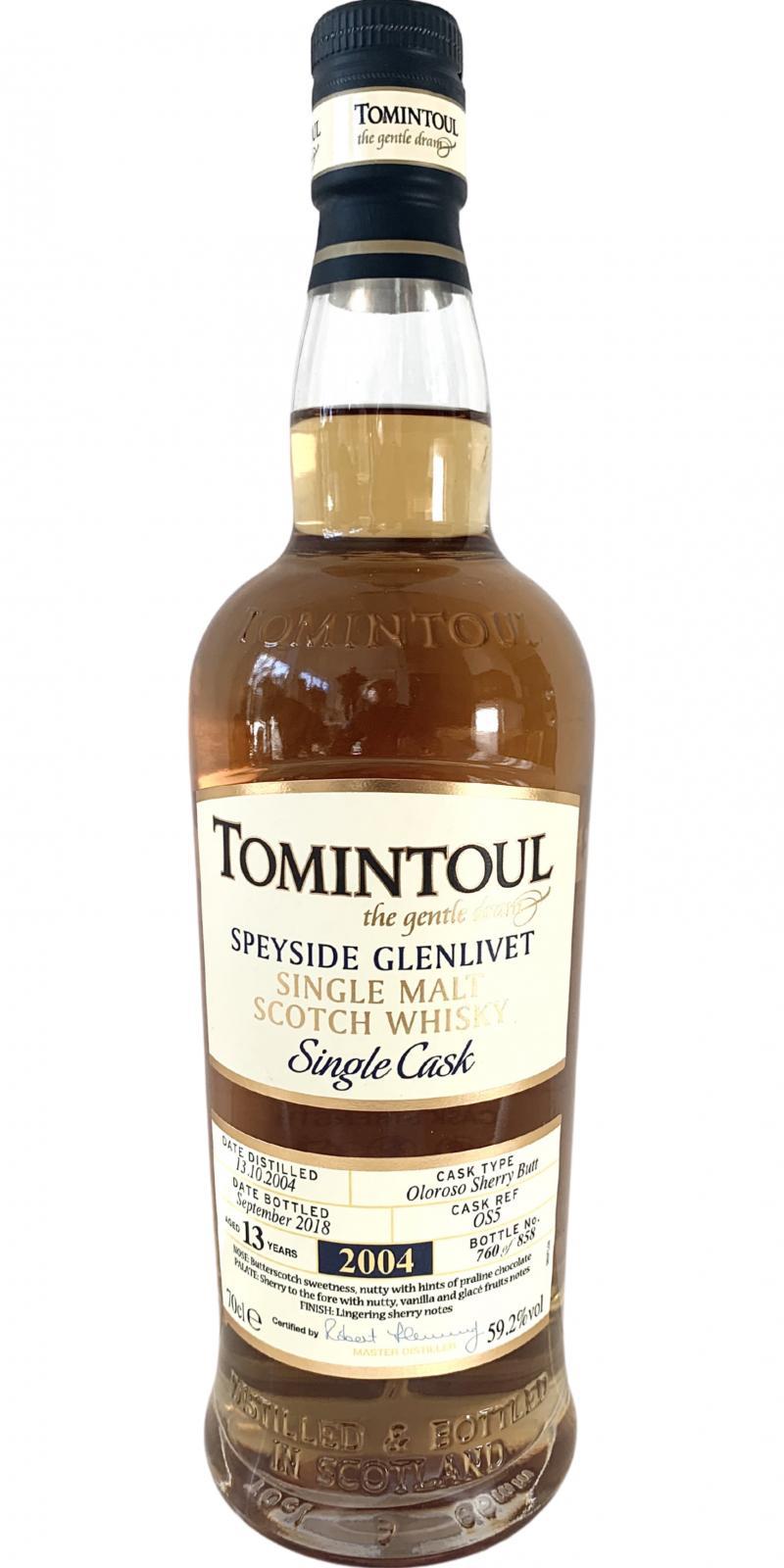 Tomintoul 2004  Single Cask