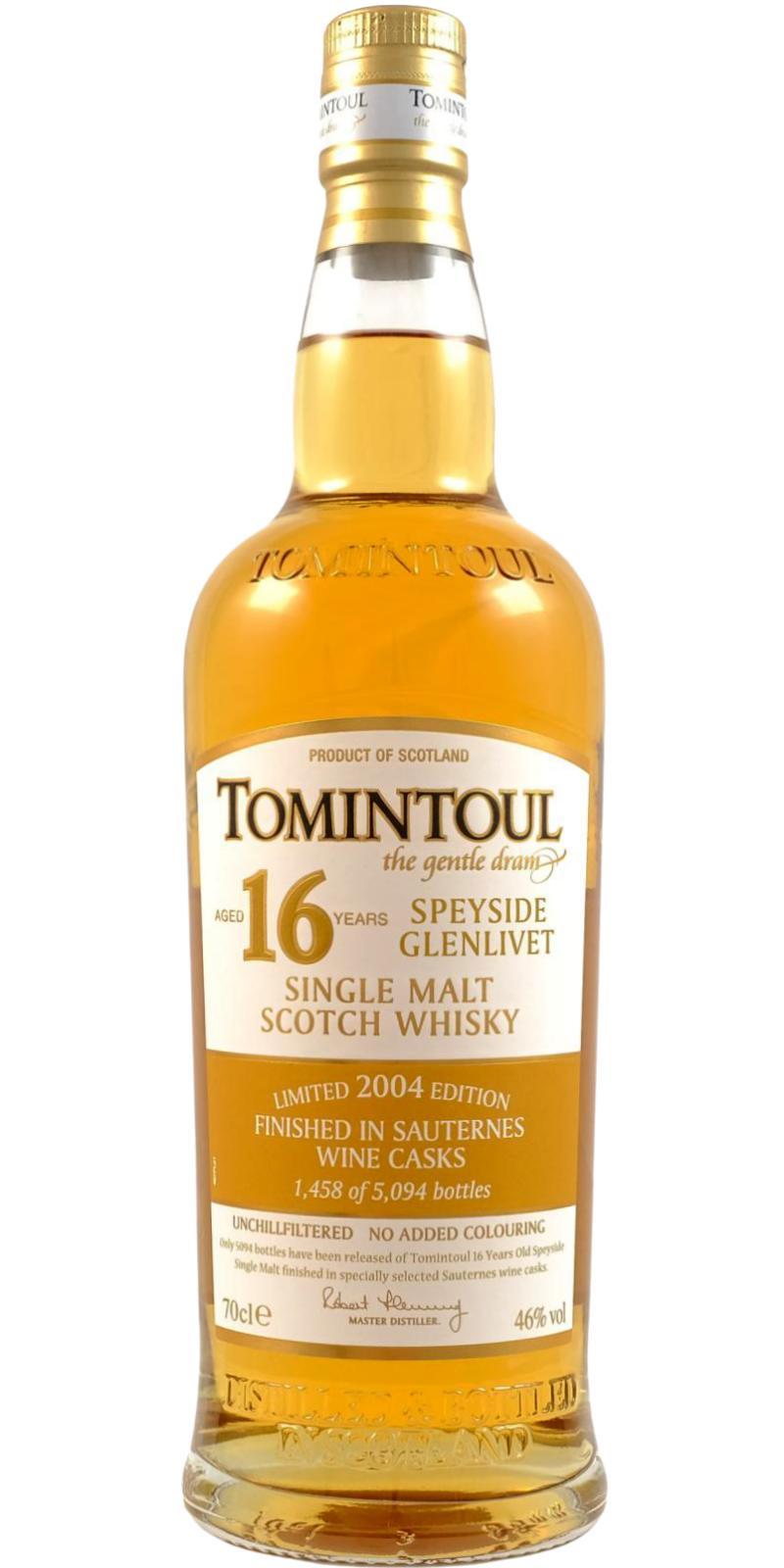 Tomintoul 2004  Limited Edition