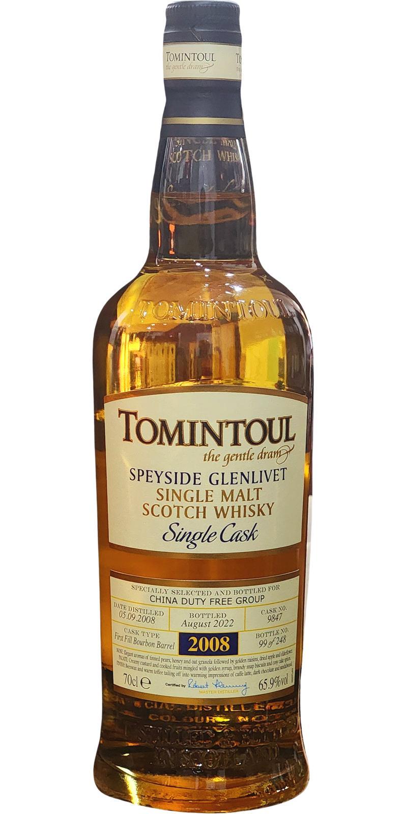 Tomintoul 2008  Single Cask