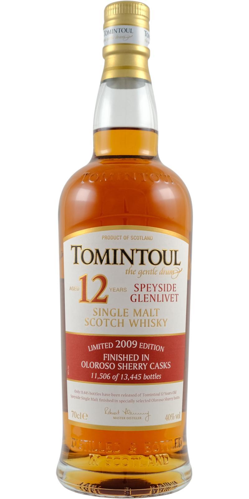 Tomintoul 2009  Limited Edtion