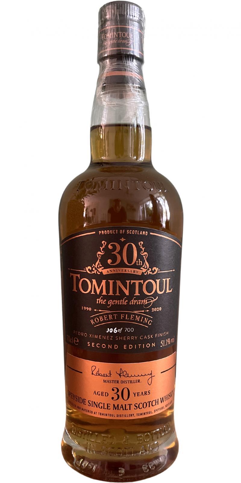Tomintoul 30-year-old  30th Anniversary Robert Fleming