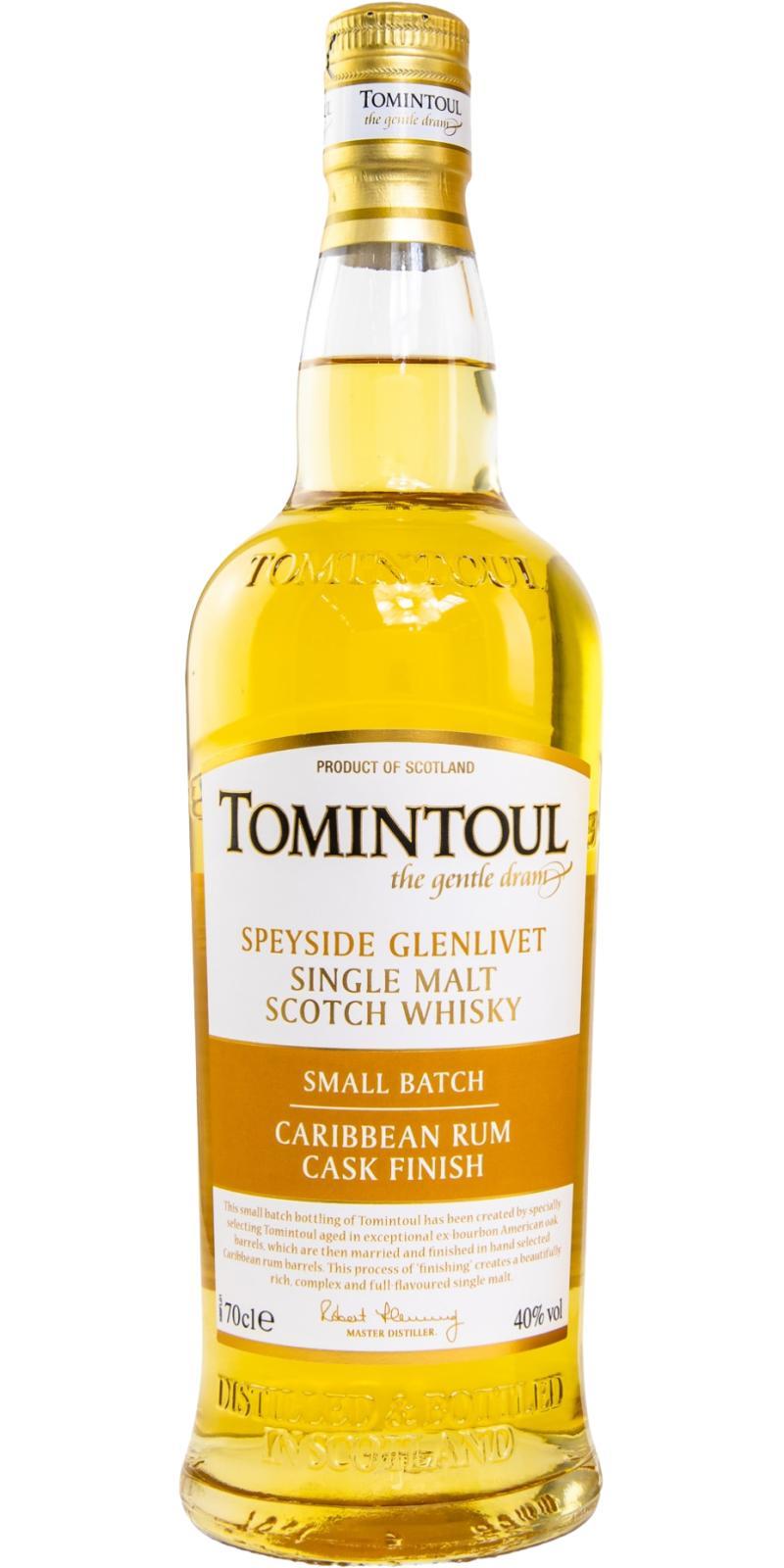 Tomintoul Caribbean Rum Cask Finish  Small Batch