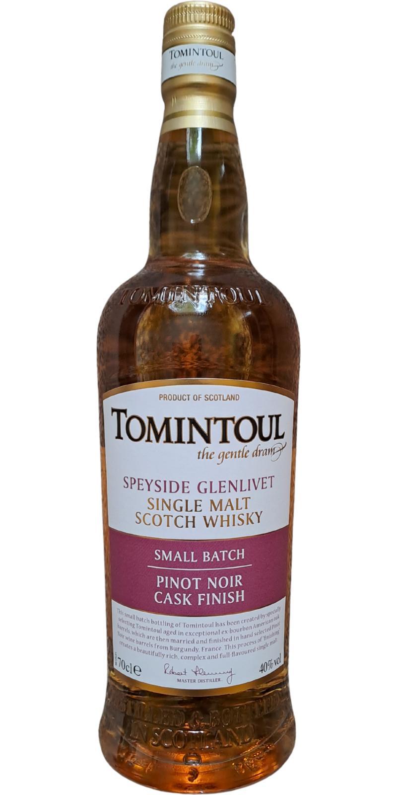 Tomintoul Pinot Noir Cask Finish  Small Batch