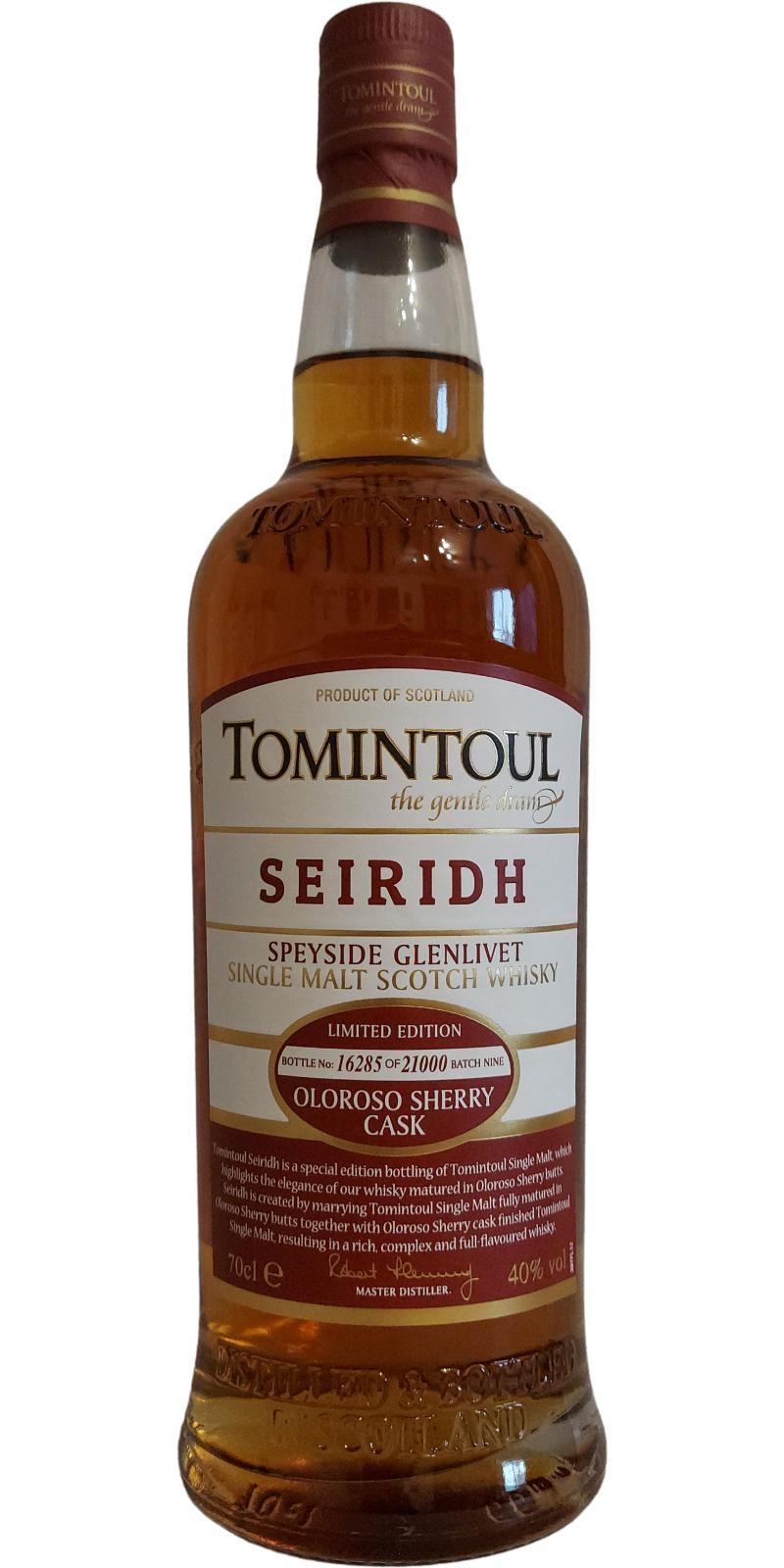 Tomintoul Seiridh  Limited Edition