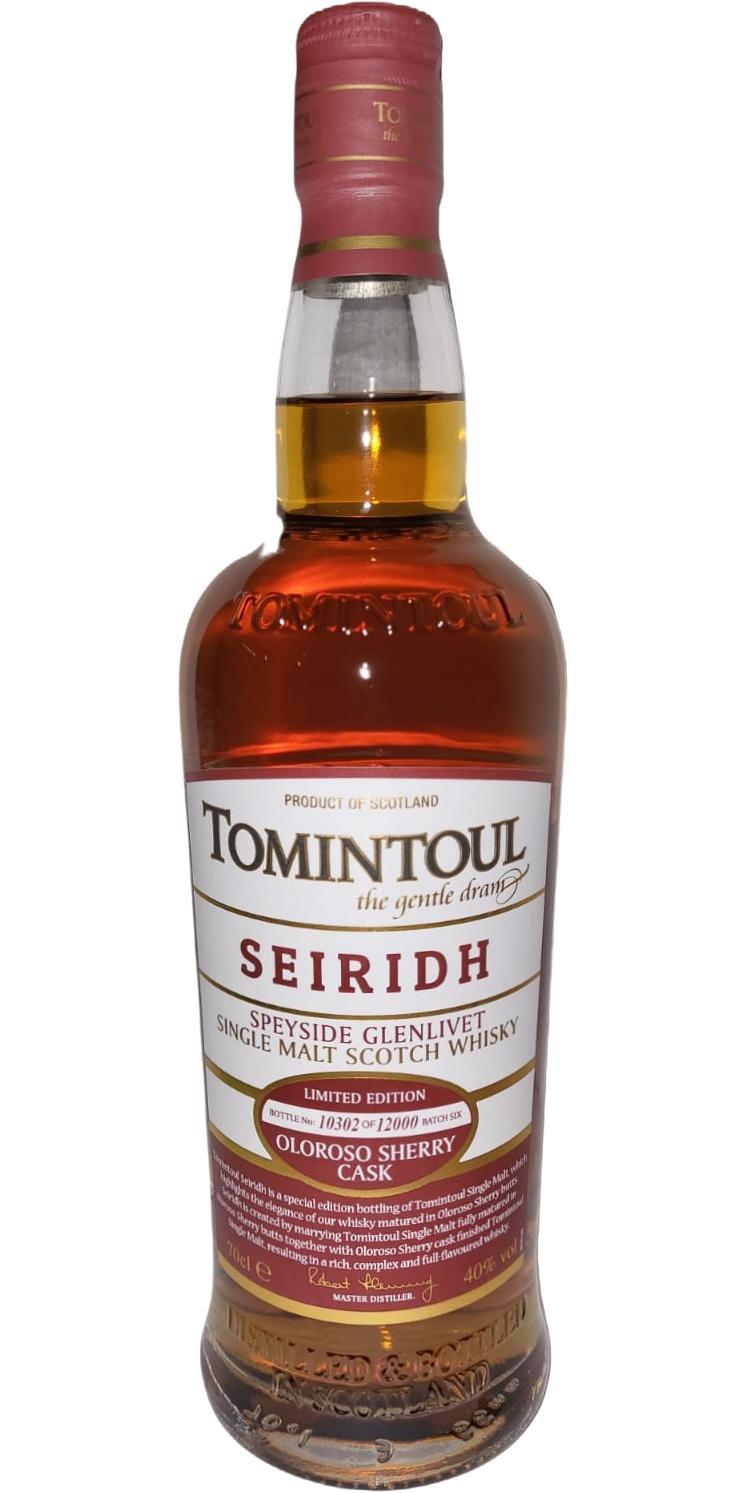 Tomintoul Seiridh  Limited Edition