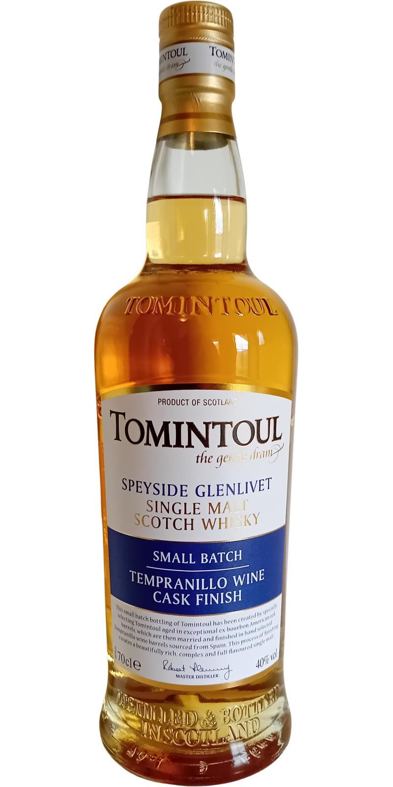Tomintoul Tempranillo Wine Cask Finish  Small Batch